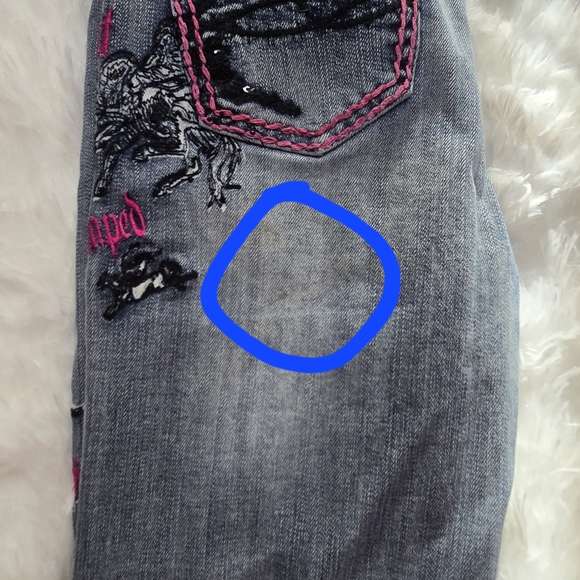 Embroidered Blue Jeans for Women - Picture 16 of 16